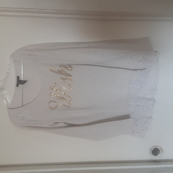 Style & Co Linen Lace Studs " Wish" Top Sz XL - Picture 1 of 8
